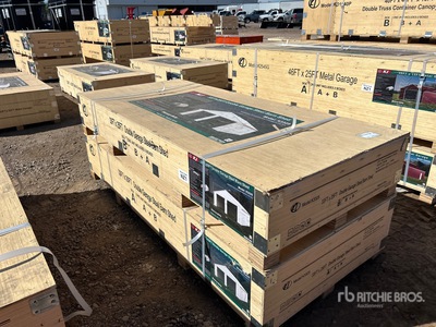 2026 KJ K3325 33 ft x 25 ft Metal Garage (Unused)