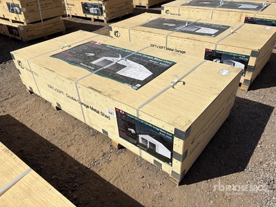 2026 KJ K2223 22 ft x 23 ft Metal Garage Bâtiment de stockage (Unused)