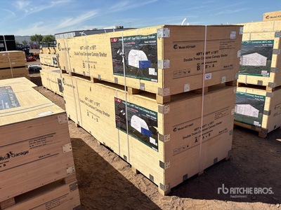 2026 KJ KD1540P 40 ft x 40 ft Double Truss Abri de Conteneurs (Unused)