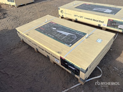 2026 KJ K1121 11 ft x 21 ft All-Steel Carport (Unused)
