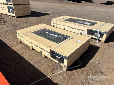2026 KJ K1121 11 ft x 21 ft All-Steel Abri d'Auto (Unused)