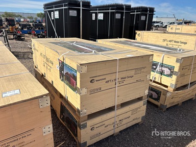 2026 KJ K2545G 46 ft x 25 ft Metal Garage Bâtiment d'entreposage (Unused)