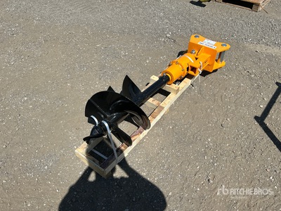 2026 GIYI 15.5 in Excavator Auger - Fits Cat 305 (Unused)