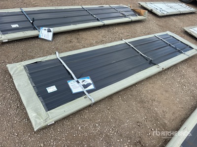 Quantity of (50) 2026 SKLP SKH50 12 ft x 3 ft Galvalume Steel Sheets (Unused)
