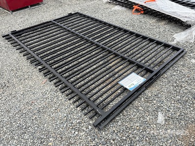 2026 SKLP SK-HLM20 20 ft x 7 ft Wrought Iron Bi-Parting Driveway Gate (Unused)
