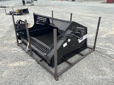 2026 GIYI GY-RP72 72 in Skid Steer Rock Picker (Unused)