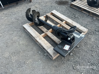 2026 GIYI 12 in Mini Skid Steer Auger (Unused)