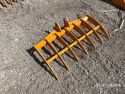 2026 GIYI 46 in Excavator Rake - Fits Cat 303 (Unused)