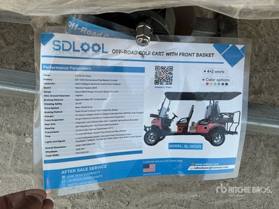 2026 SDLOOL GC42S Electric Off-Road Golf Cart (Unused)