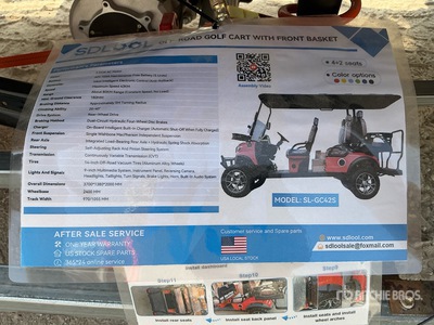 2026 SDLOOL GC42S Electric Off-Road Golf Cart (Unused)