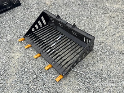 2026 GIYI GY-RB44 44 in 0.16 m3 Mini Rock Skid Steer Bucket (Unused)