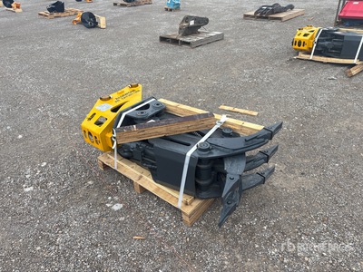2026 LYALS ALSEWG60 Rotating Excavator Grapple - Fits Cat 307/308 (Unused)