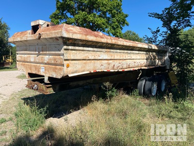 1971 Timpte TT10SBT 22 ft T/A End Dump Trailer