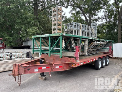 1996 Kesler 20 ft Tri/A Comes with Hydro-Mobile scaffolding. 10 towers. 4 10' bridges. Total of 65' when put together. Geräteanhänger