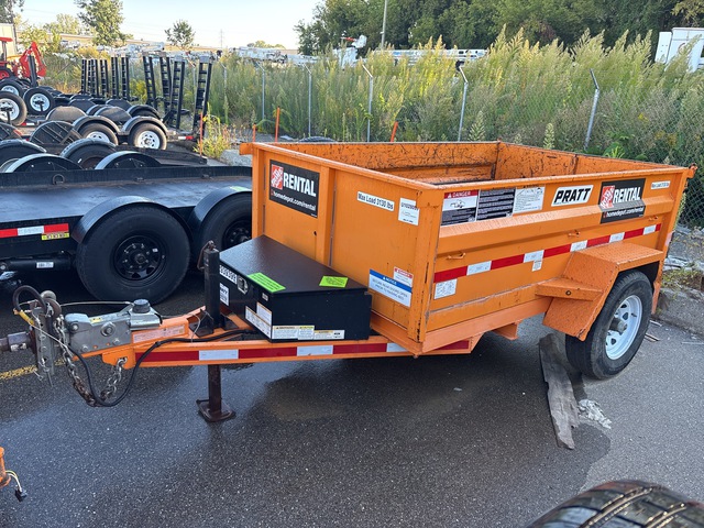 2019 Pratt EZD08641 Dump Utility Trailer