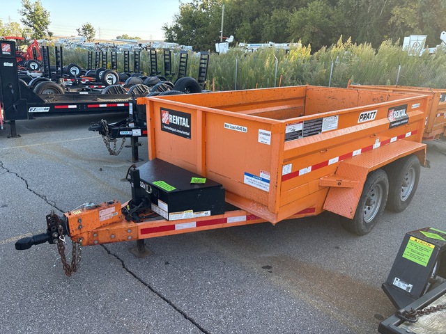 2021 Pratt EZD11762 Dump Utility Trailer