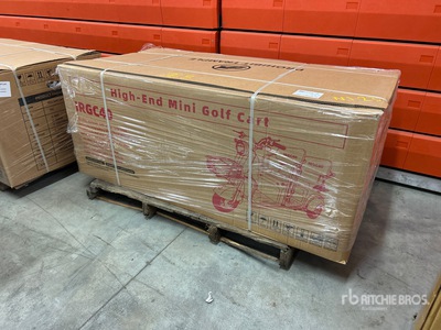 2026 MGC40-KHAKI Electric Mini Golf Cart (Unused)