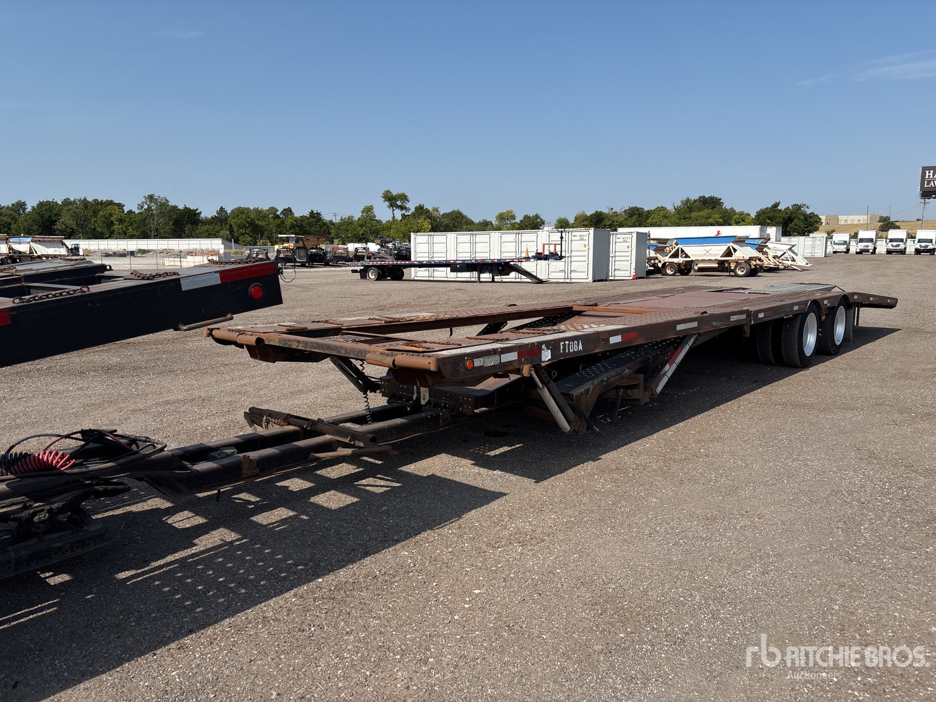 1997 Nu Van S/A 3 Car Open Car Carrier Trailer