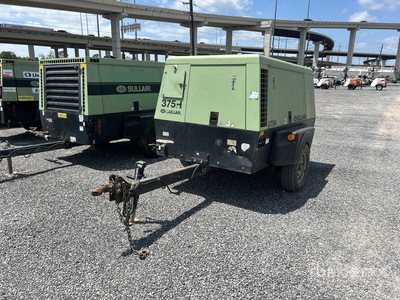 2018 Sullair 375 375 cfm Mobile Air Compressor