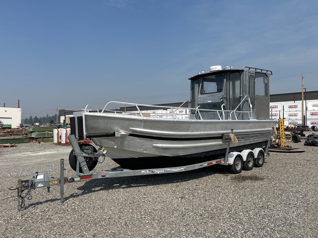 1996 Armstrong Watercraft Work Boat w/ 2006 King Trailer 1996 Armstrong Watercraft Work Boat w/ 2006 King Trailer