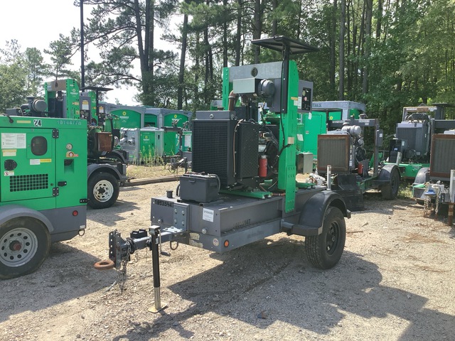 2017 Atlas Copco PAS100HF Trailer-Mounted Water Pump