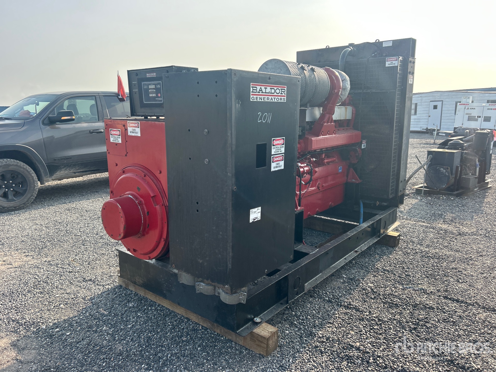 Baldor 600 kW Skid-Mounted Generator Set (Inoperable)