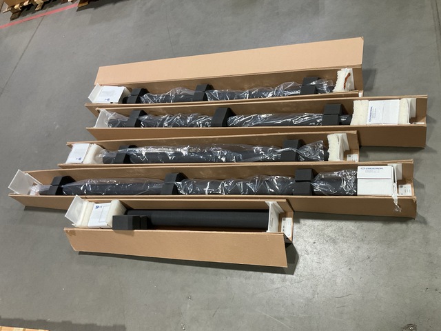 (5) Assorted Crestron Motorized Blackout Window Shades