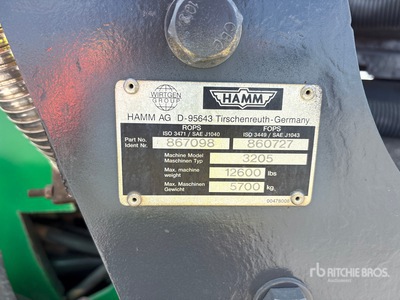 Hamm 3205 Rodillo compactador