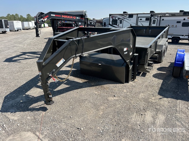 MAXX-D 16 ft T/A Gooseneck Dump Utility Trailer