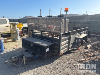 2010 Millerbilt 14 ft T/A Landscape Trailer (Inoperable)