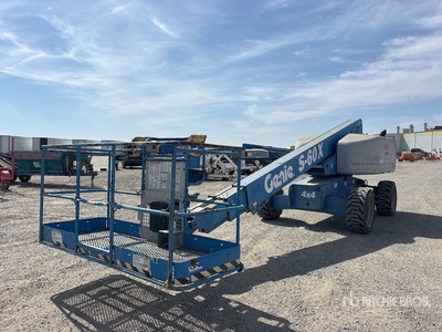 2014 Genie S60X 4WD Diesel Telescopic Boom Lift