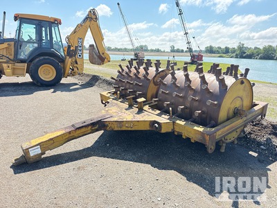 Dual 48" Drums, 108" overall Pull Behind Compactor