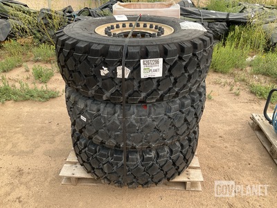 (3) Michelin 395/85R20 Tires w/Wheels