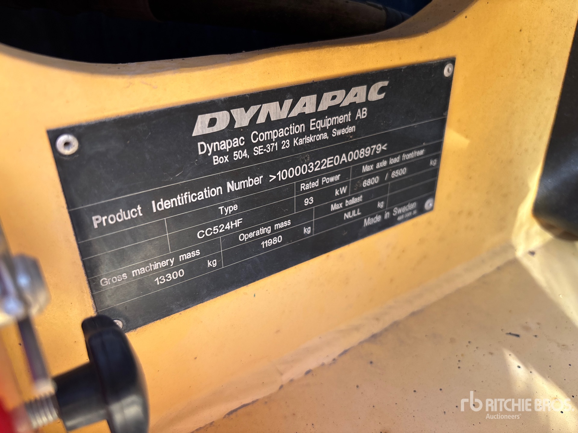 2012 Dynapac CC524HF Double Drum Roller