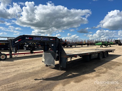 2018 Load Trail 15620 lb 31 ft T/A Gooseneck Hydraulische staartaanhangwagen