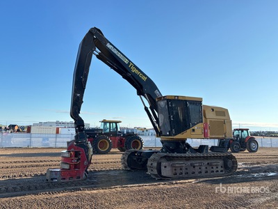 2017 Tigercat LS855D Leveling Track Feller Buncher