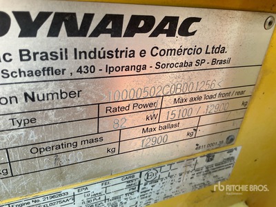 2011 Dynapac CP274 Compacteur pneumatique