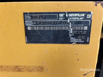 2016 Cat 323F L Tracked Excavator