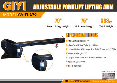 2026 GIYI GY-FLA79 126 in Forklift Telescopic Boom (Unused)
