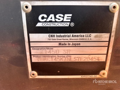 2020 Case CX145D SR Escavatore cingolato