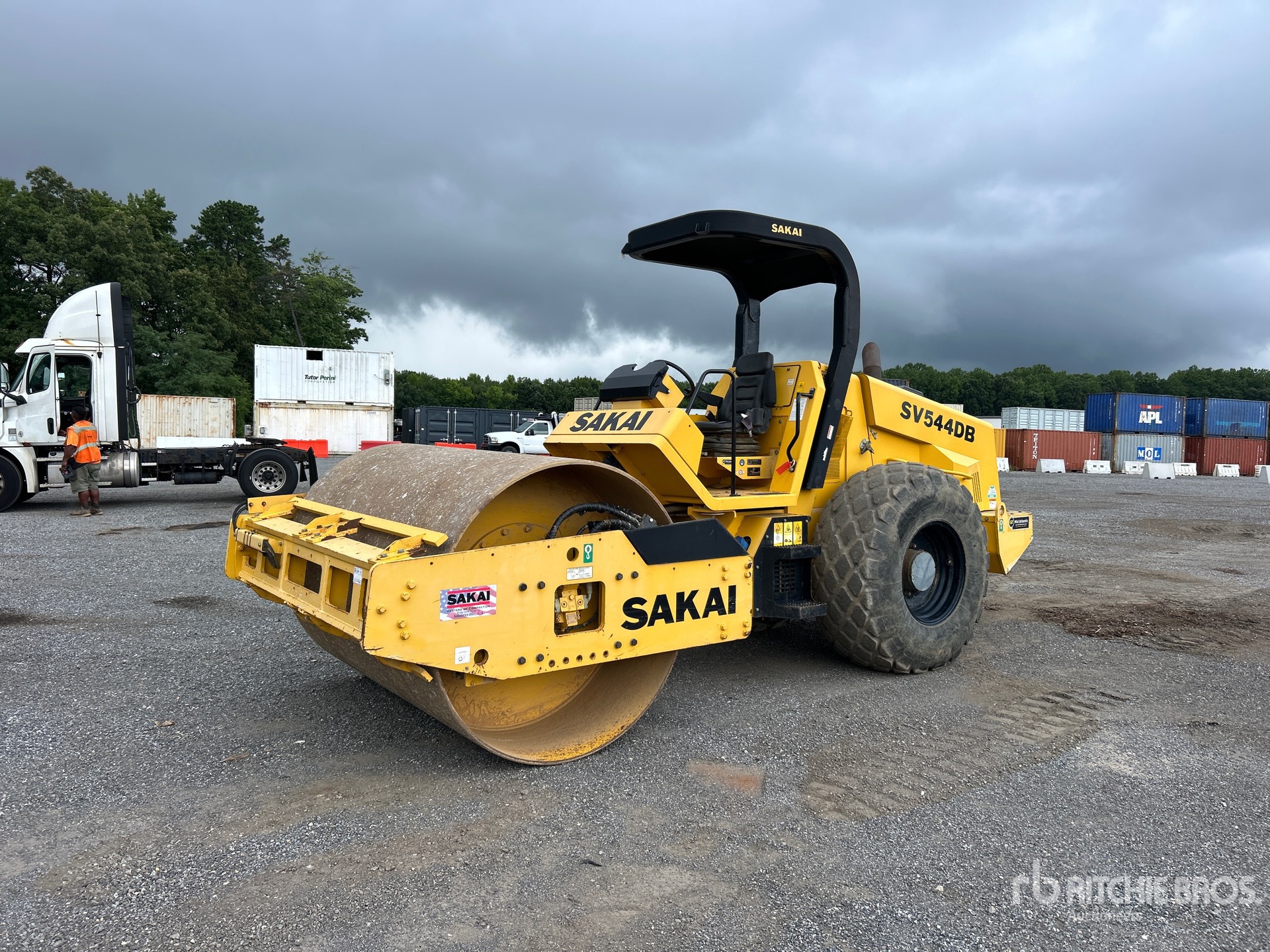 2021 Sakai SV544DB Smooth Drum Compactor