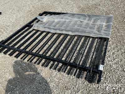 2026 SKLP SK-HLM14 14 ft x 7 ft Wrought Iron Bi-Parting Einfahrtstor (Unused)