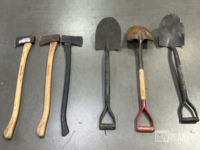 (17) Single Bit Axes & (12) Shovels