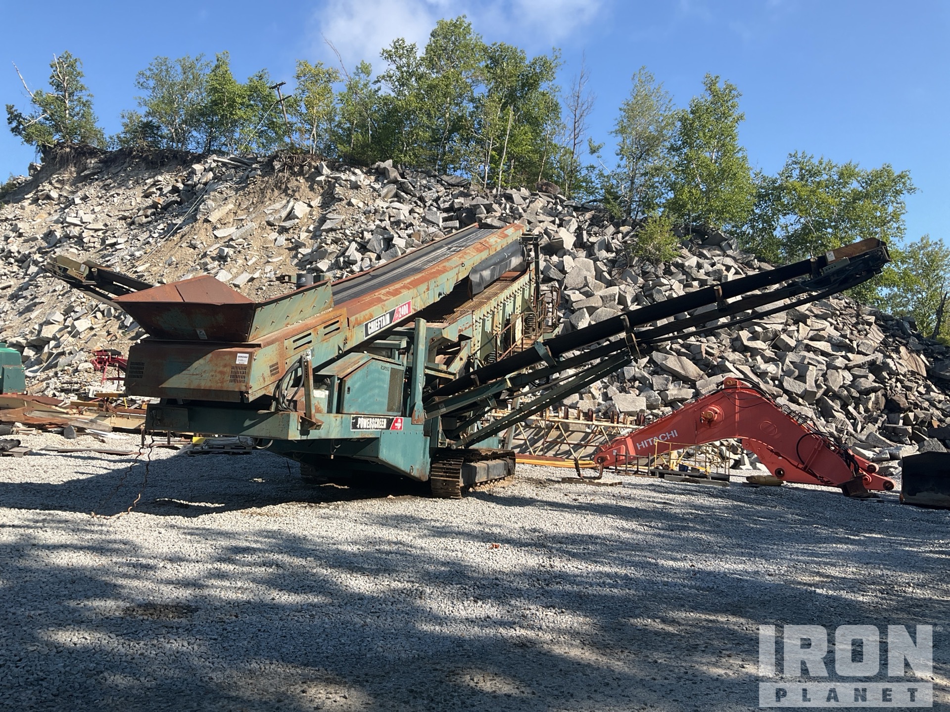 2004 Powerscreen Chieftain 2400 Tracked Incline Screen Plant