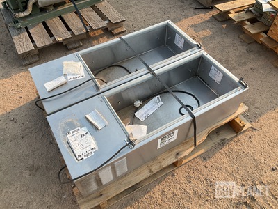 (2) Silver King SKPS8 Refrigerated Countertop Food Prep Station Bases