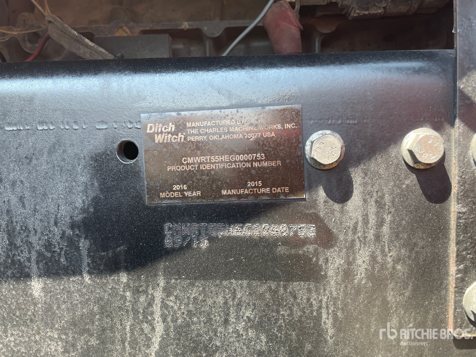 2016 Ditch Witch RT55 Trencher