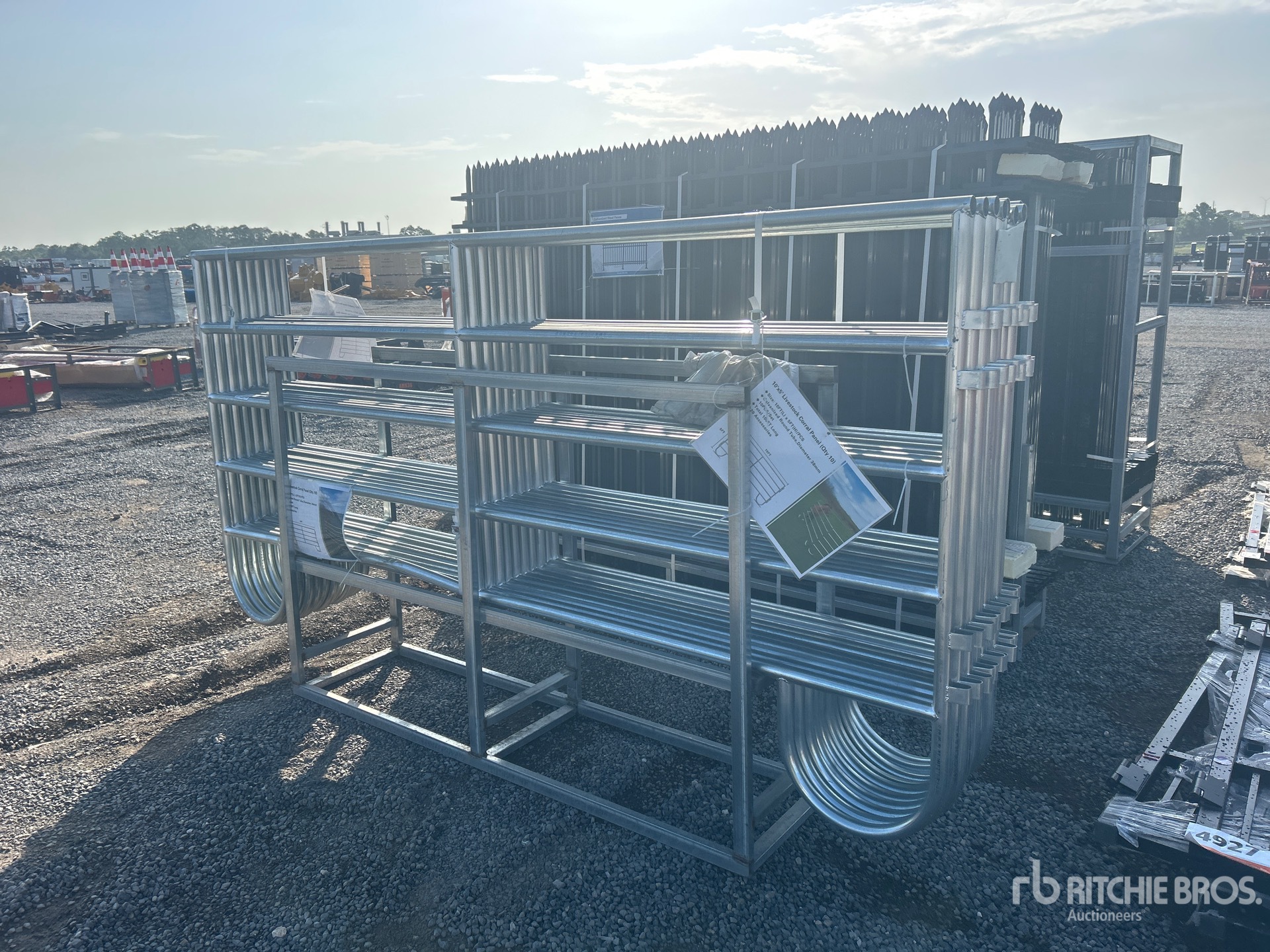 Quantity of (10) 10 ft x 5 ft Livestock Panel (Unused)