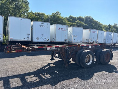 2009 Max Atlas 718 20 ft T/A B-Train Lead Rollback Container aanhangwagen