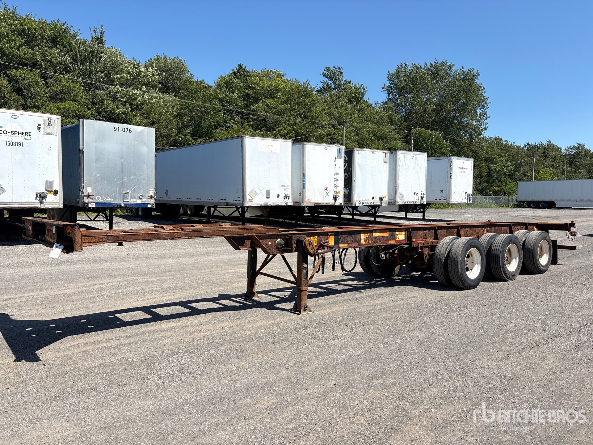 2006 Max Atlas 714 53 ft Tri/A Extendable Container Trailer