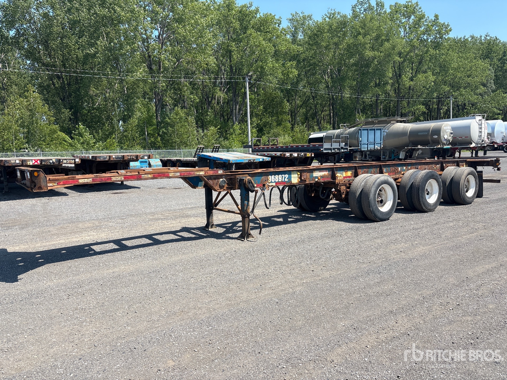 2007 Max Atlas 714 53 ft Tri/A Extendable Container Trailer